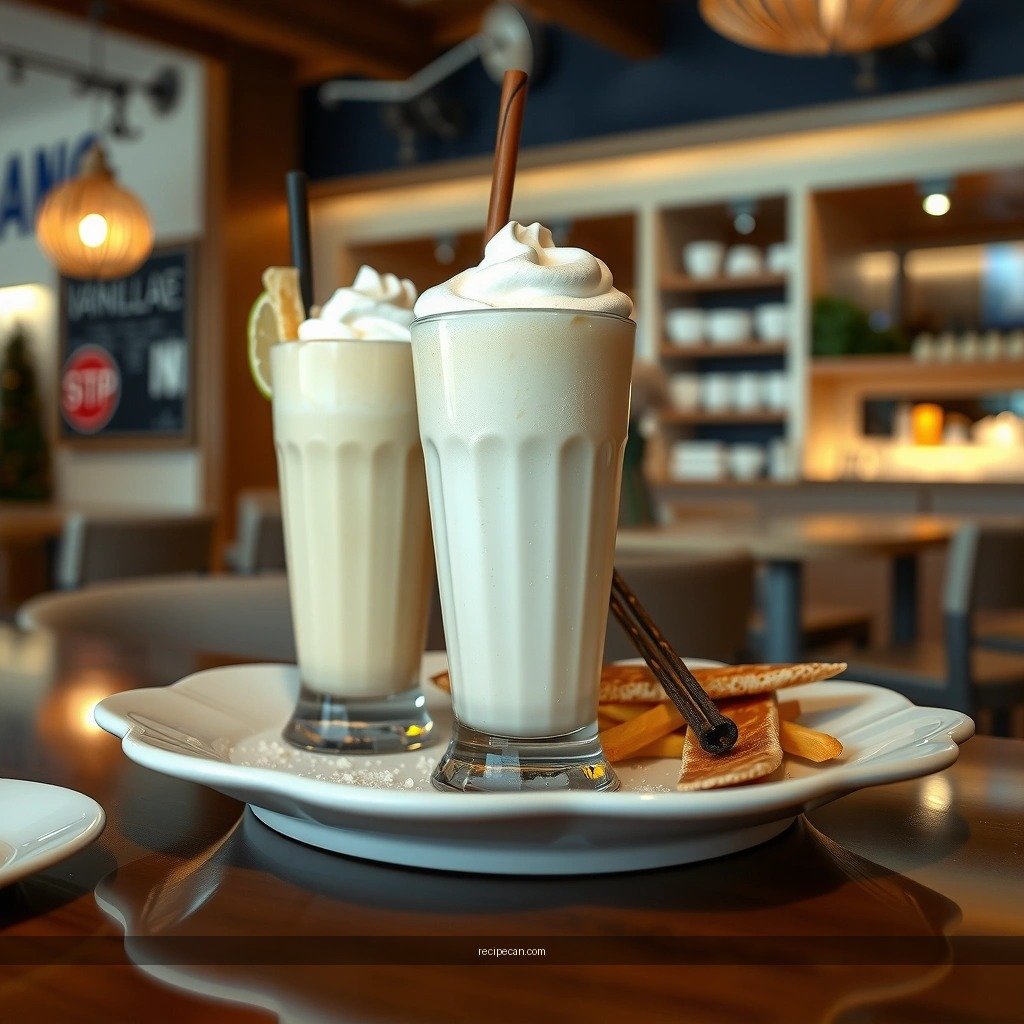 Vanilla Milkshake - vanilla milkshake recipe