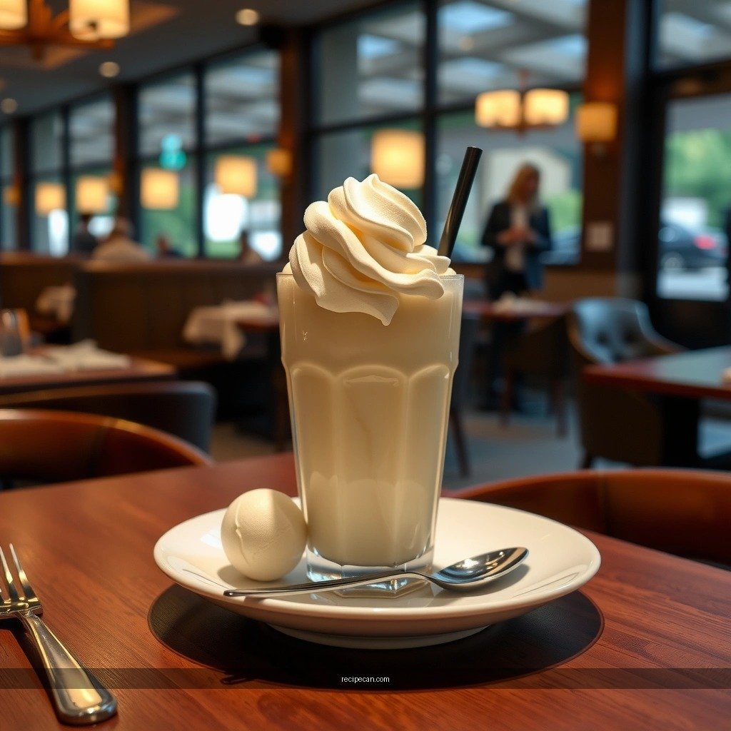 Vanilla Milkshake - vanilla milkshake recipe with ice cream