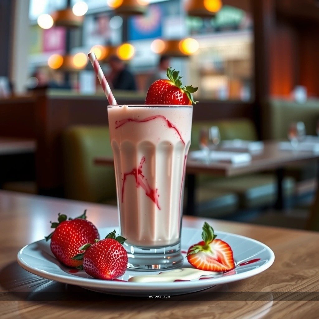 Variations - simple strawberry milkshake recipe