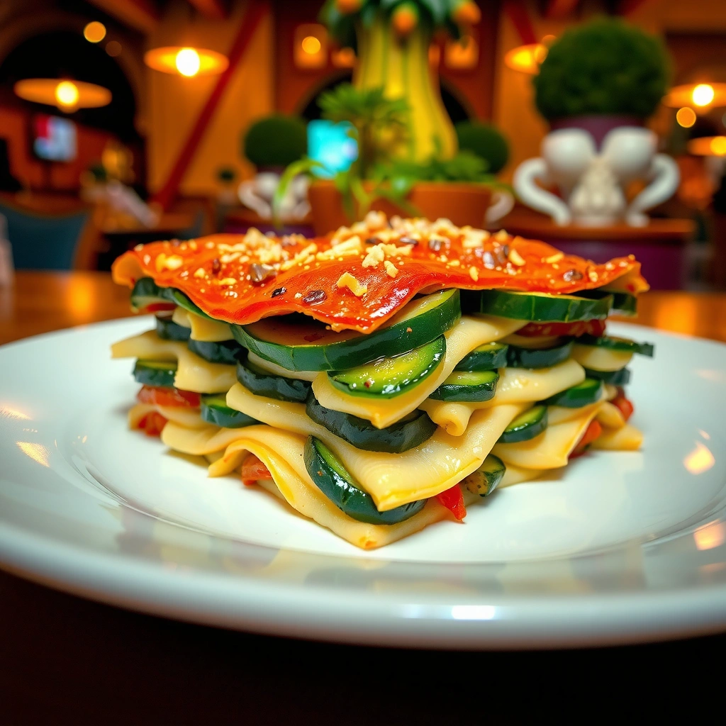 Vegetables - recipe for vegetable lasagna