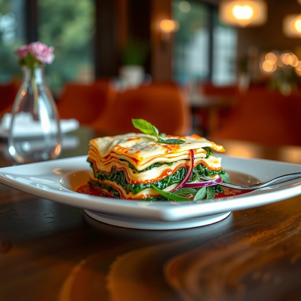 Vegetables and Sauce - vegetable lasagna recipe