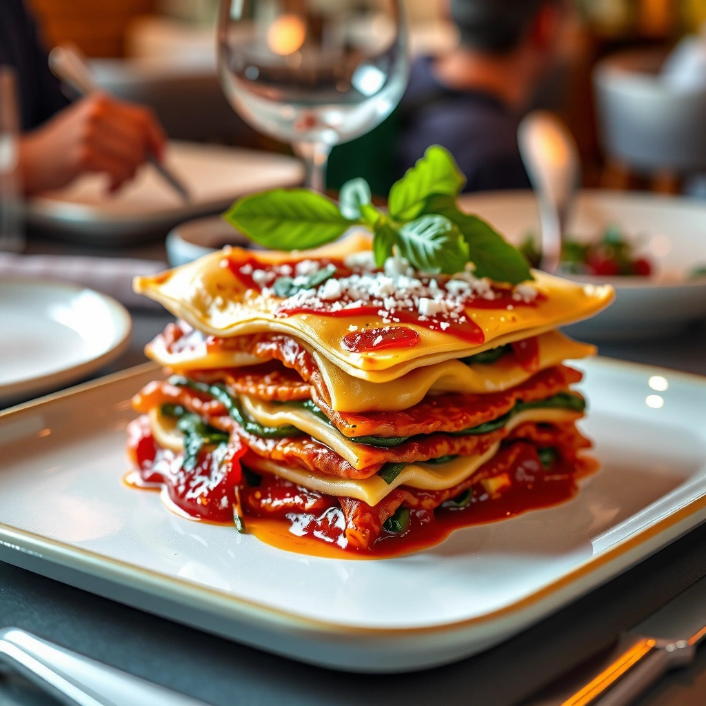 Vegetarian Lasagna - vegetarian lasagna recipe