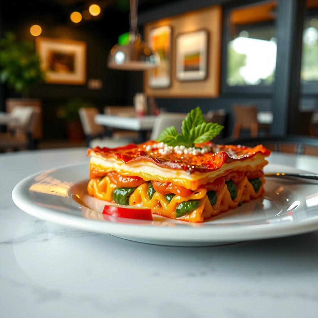 Veggie Lasagna - quick vegetarian lasagna recipe easy