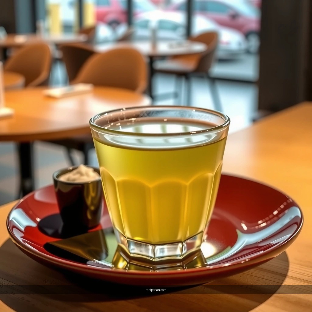 Water and Tea - green tea recipe