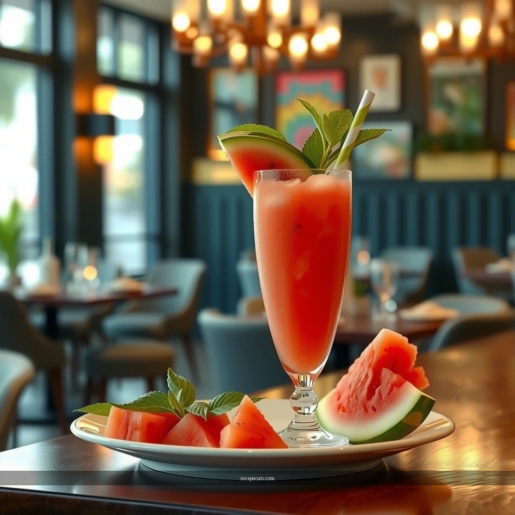 Watermelon Mojito - watermelon mojito tropical smoothie recipe