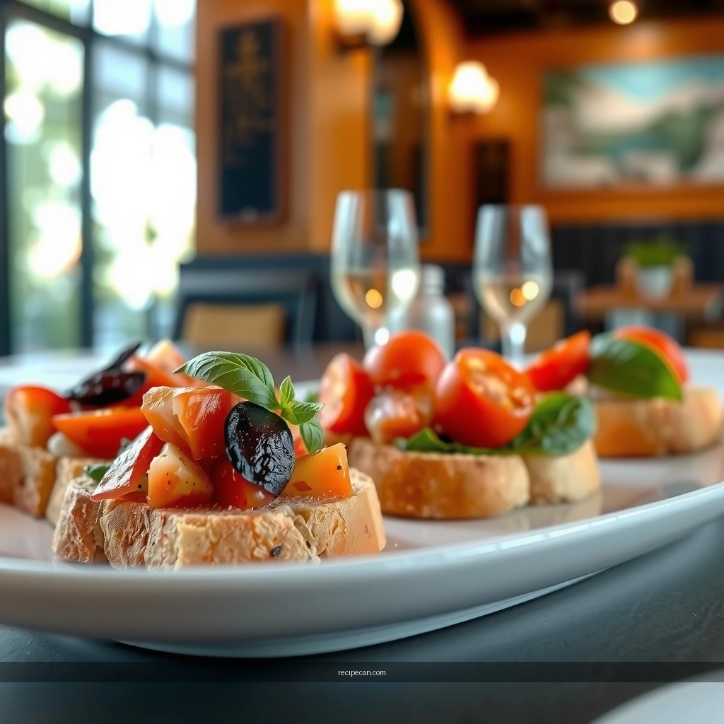 White Bean Bruschetta - recipes for bruschetta