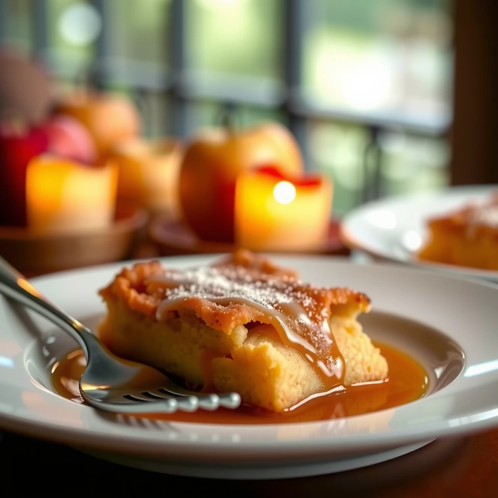 Baking Dish - caramel apple dump cake recipe