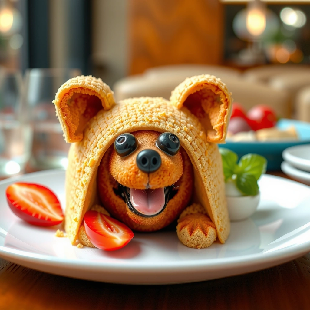Baking Setup - recipe for dog cake