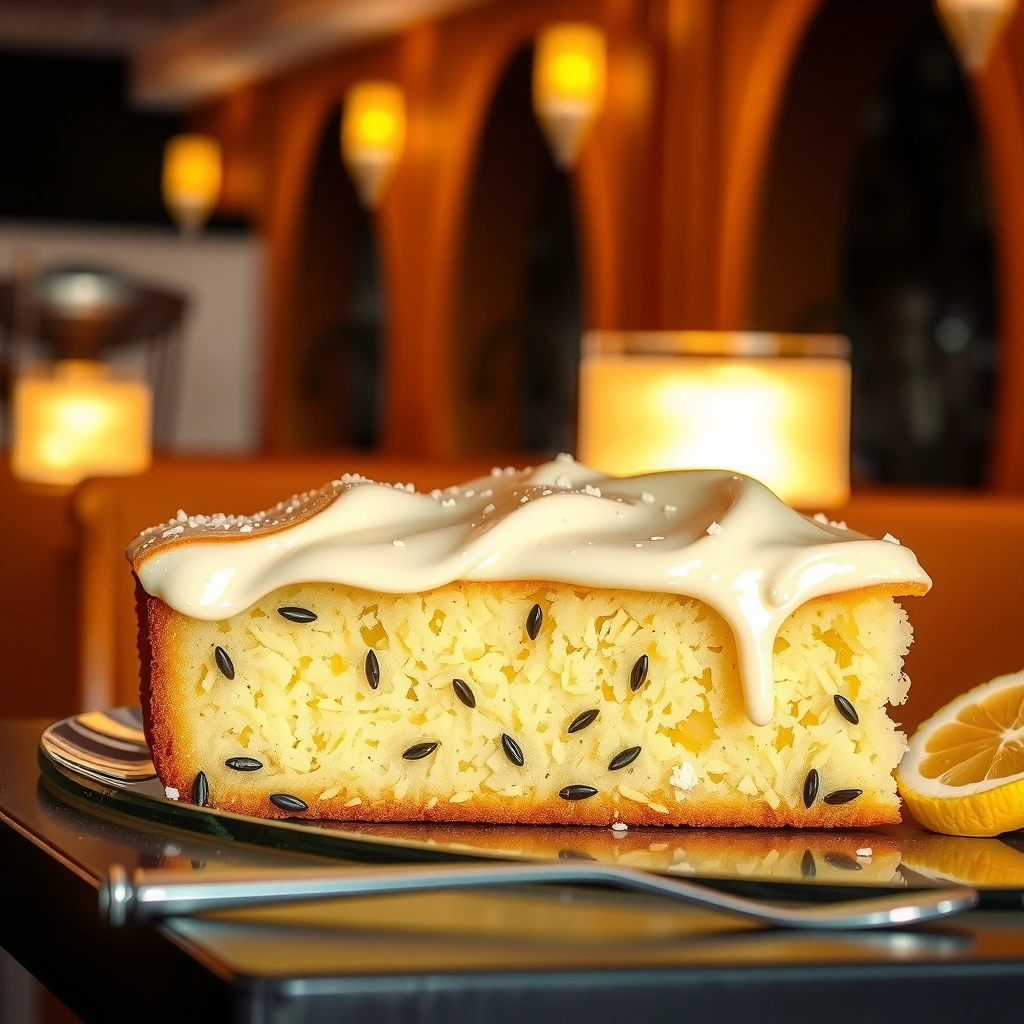 Baking Tips - lemon cake recipe with poppy seeds