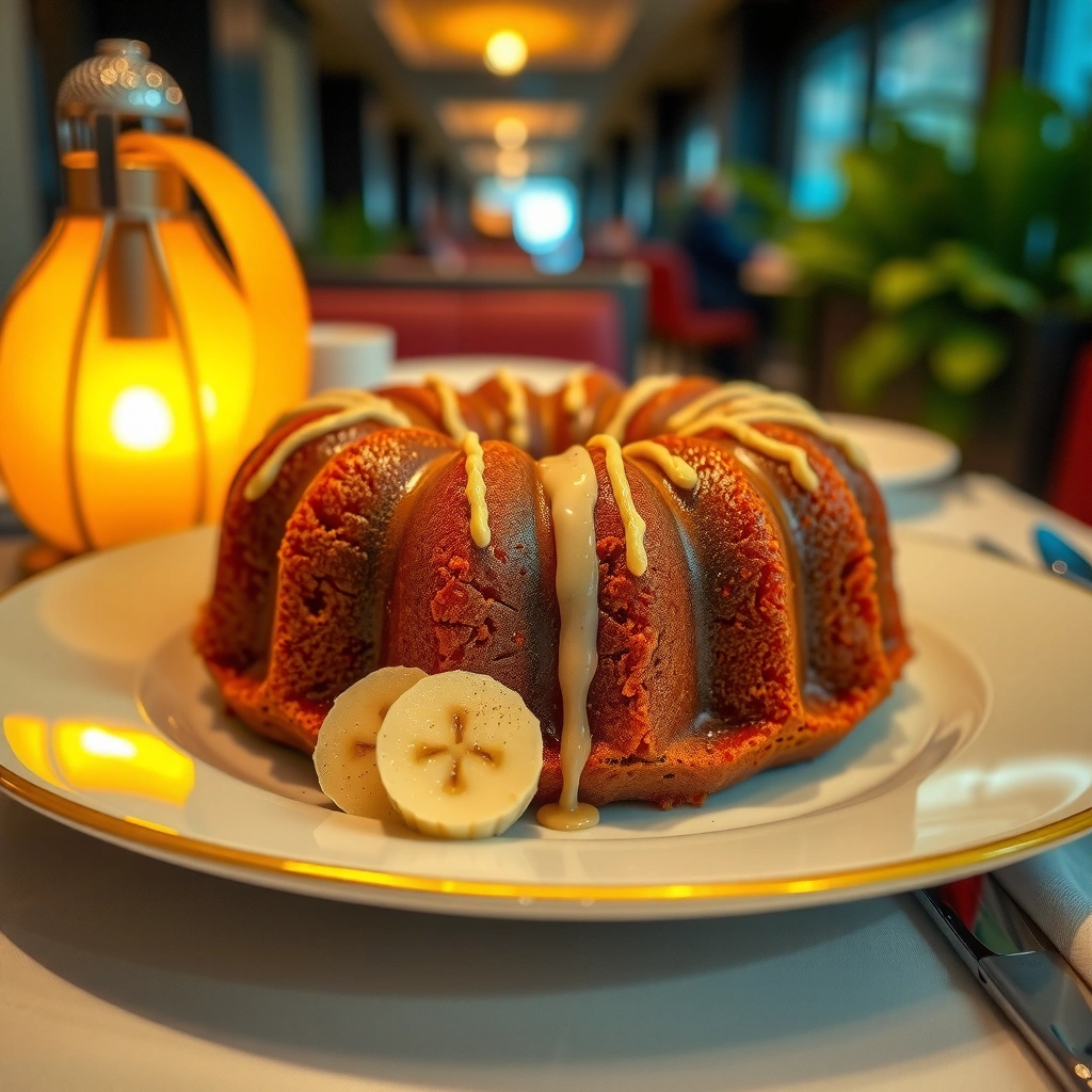 Banana Bundt Cake - recipe for banana bundt cake