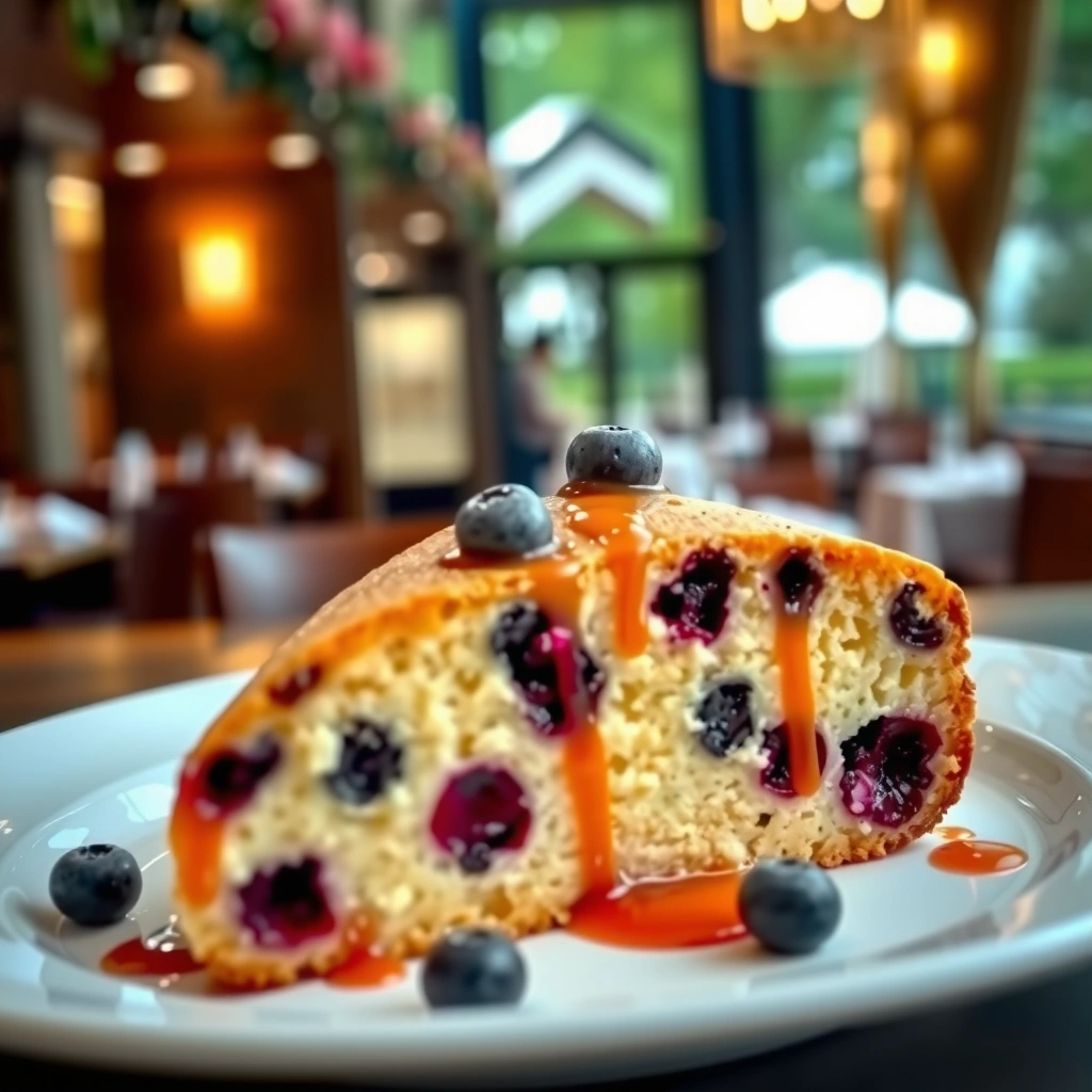 Batter - recipe for blueberry cake