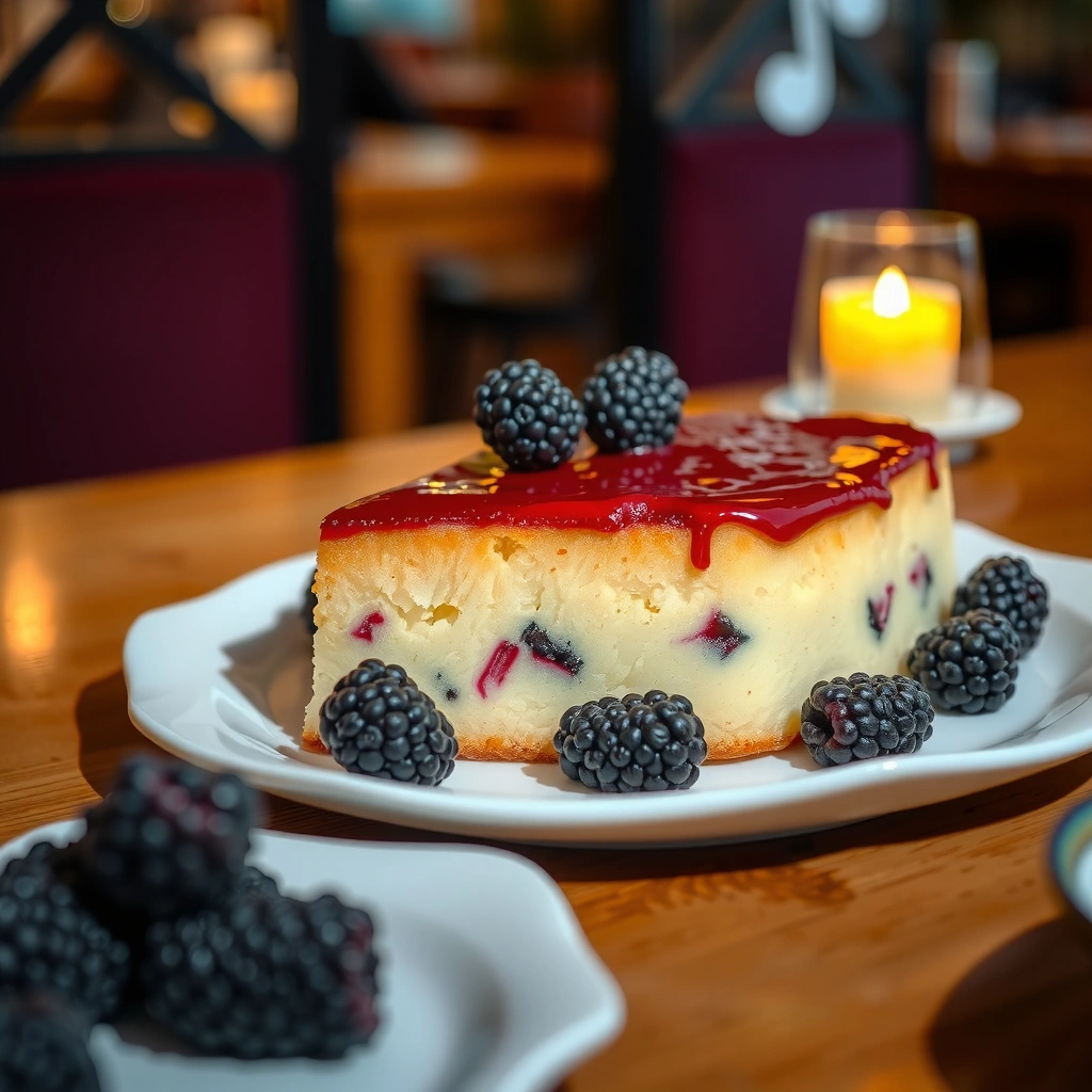 Blackberries - blackberry cake recipe