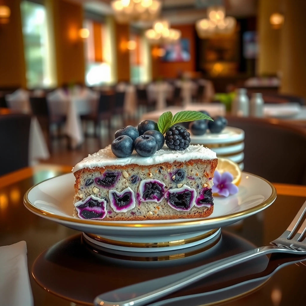 Blue Berry Cake - blue berry cake recipe
