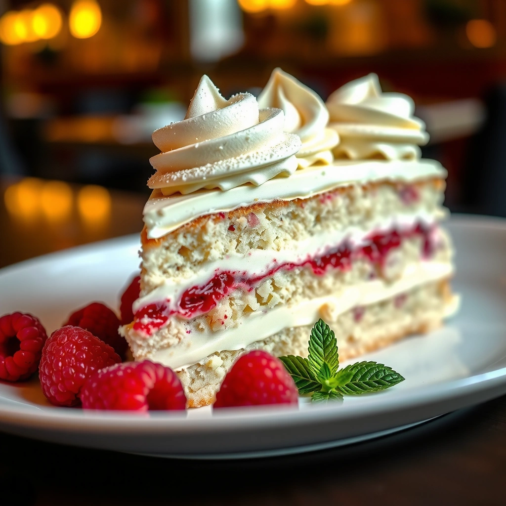 Cake Layers - white chocolate raspberry cake recipe
