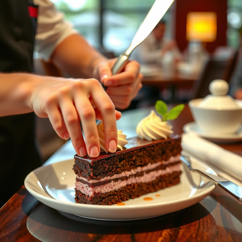 Cake Layers - tuxedo cake recipe