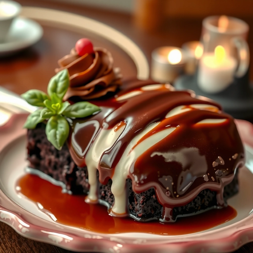 Chocolate Glaze - chocolate glazed cake recipe
