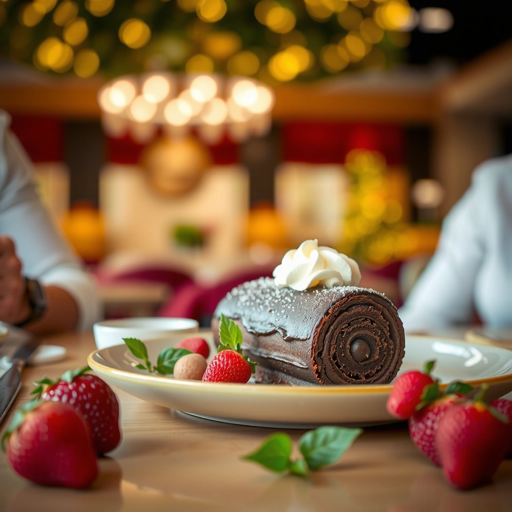 Chocolate Sponge Base - chocolate log cake recipe