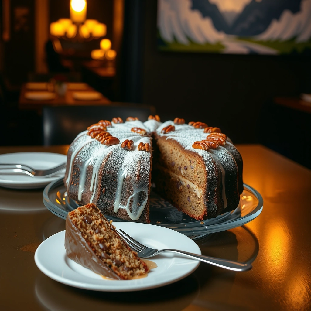 Classic Pecan Cake - pecan cake recipe