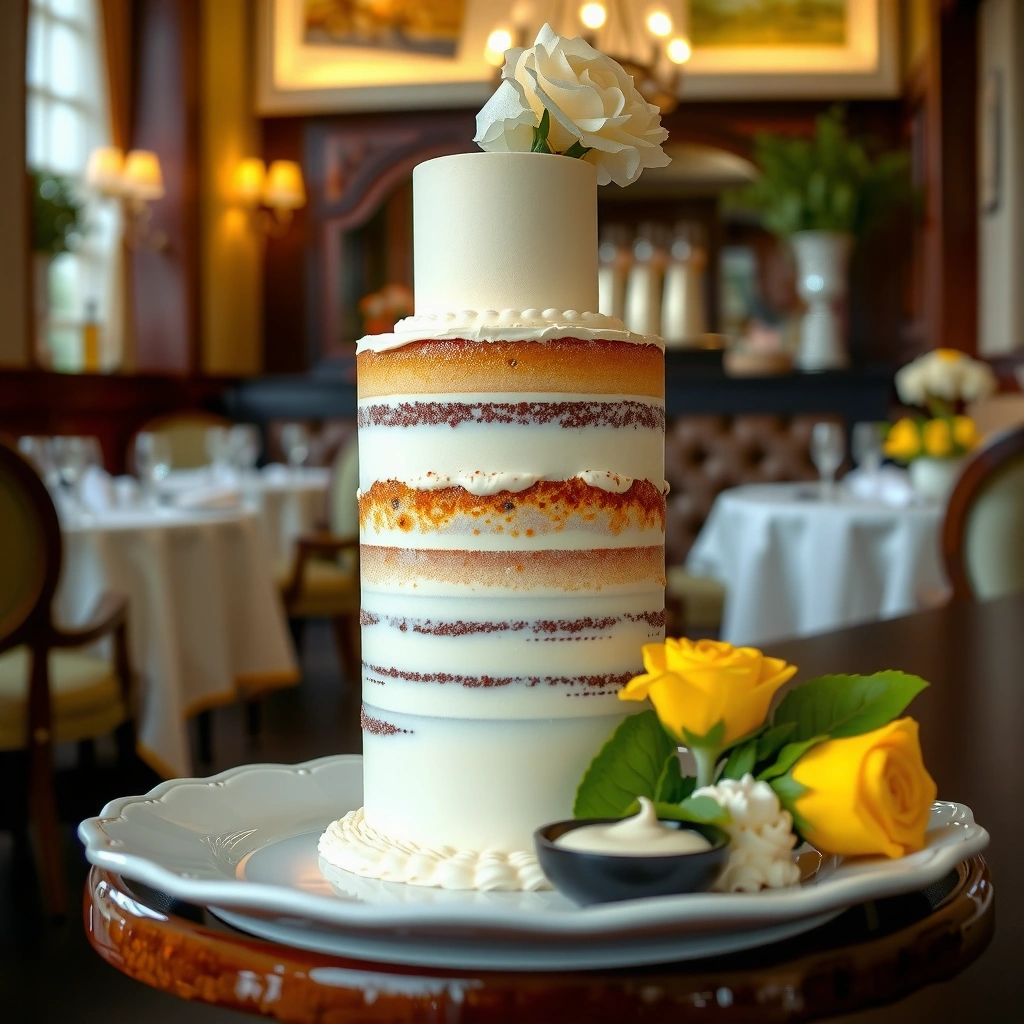 Classic White Wedding Cake - white wedding cake recipe