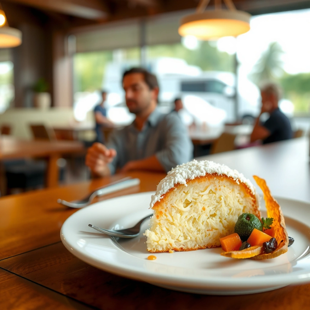 Coconut Topping - easy recipe coconut cake