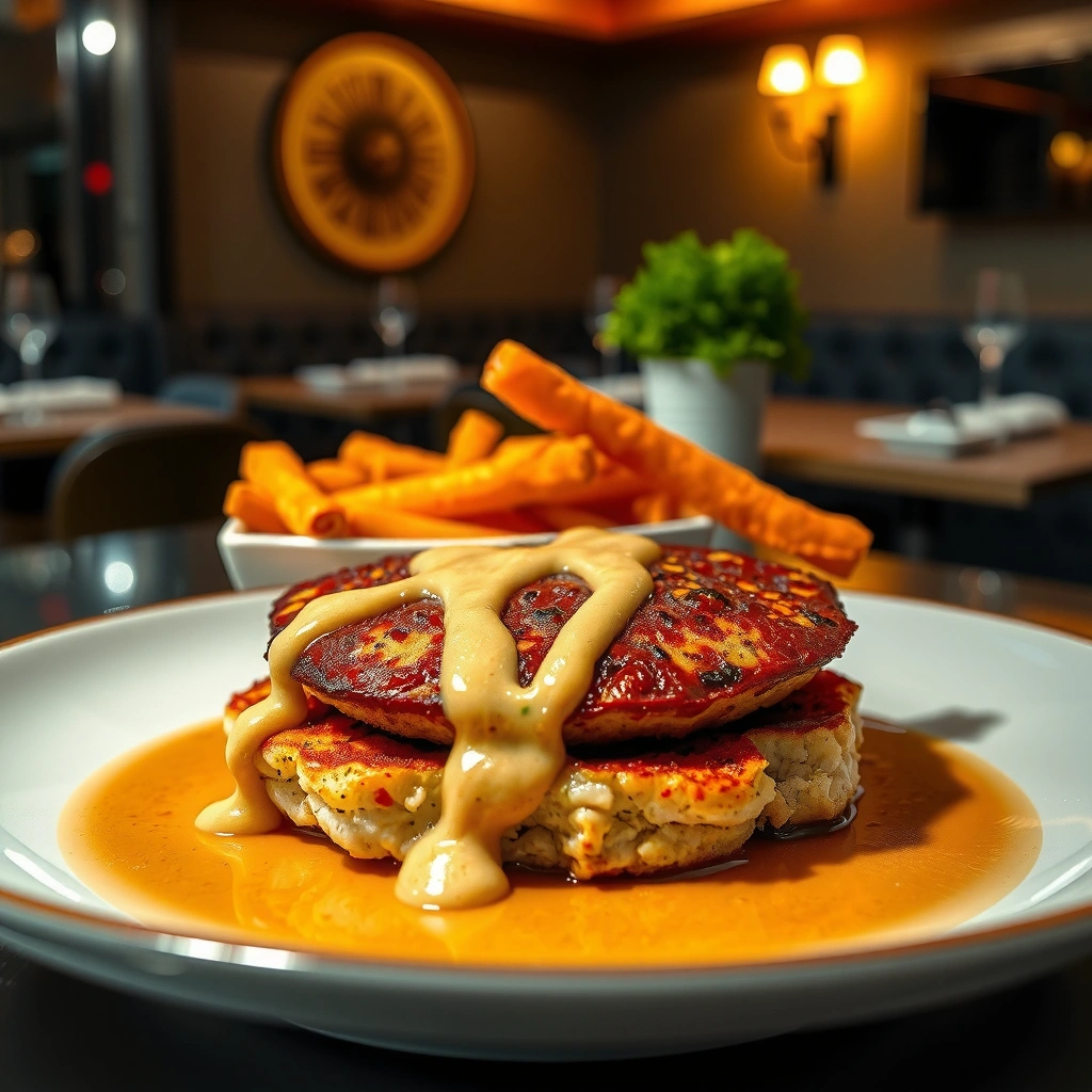 Crab Cake - crab cake and sauce recipe