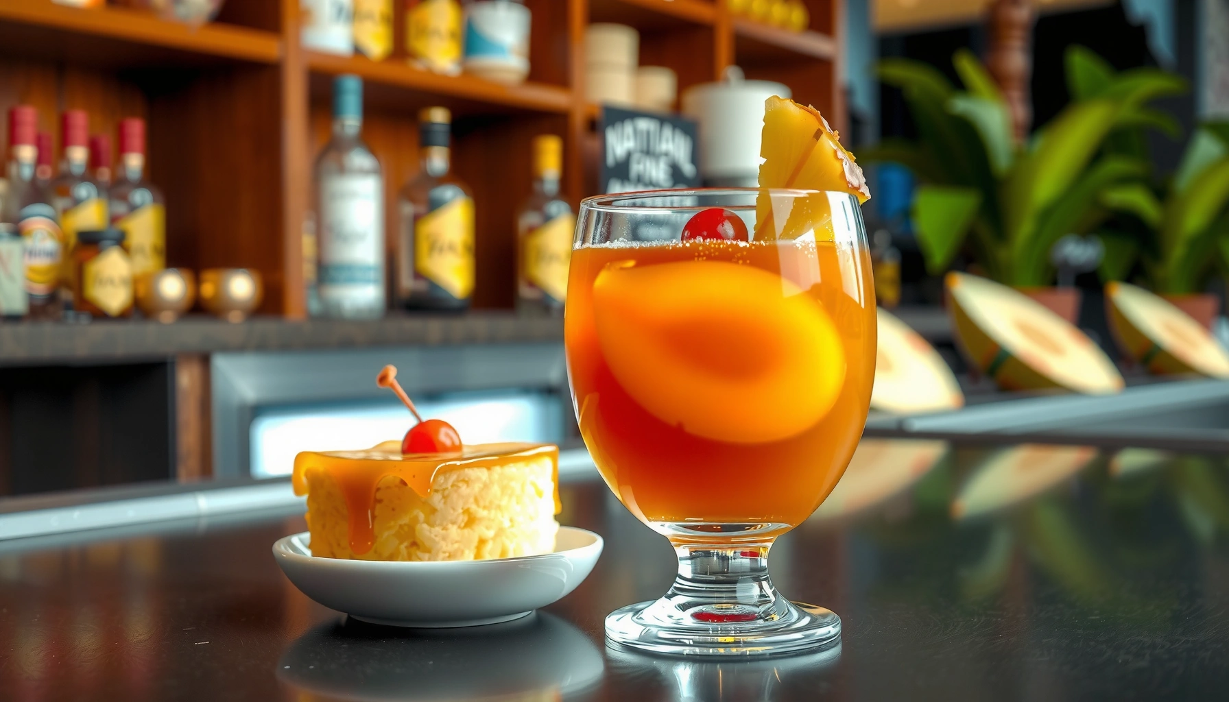 Pineapple Upside Down Cake Drink Recipe (Easy and Refreshing)