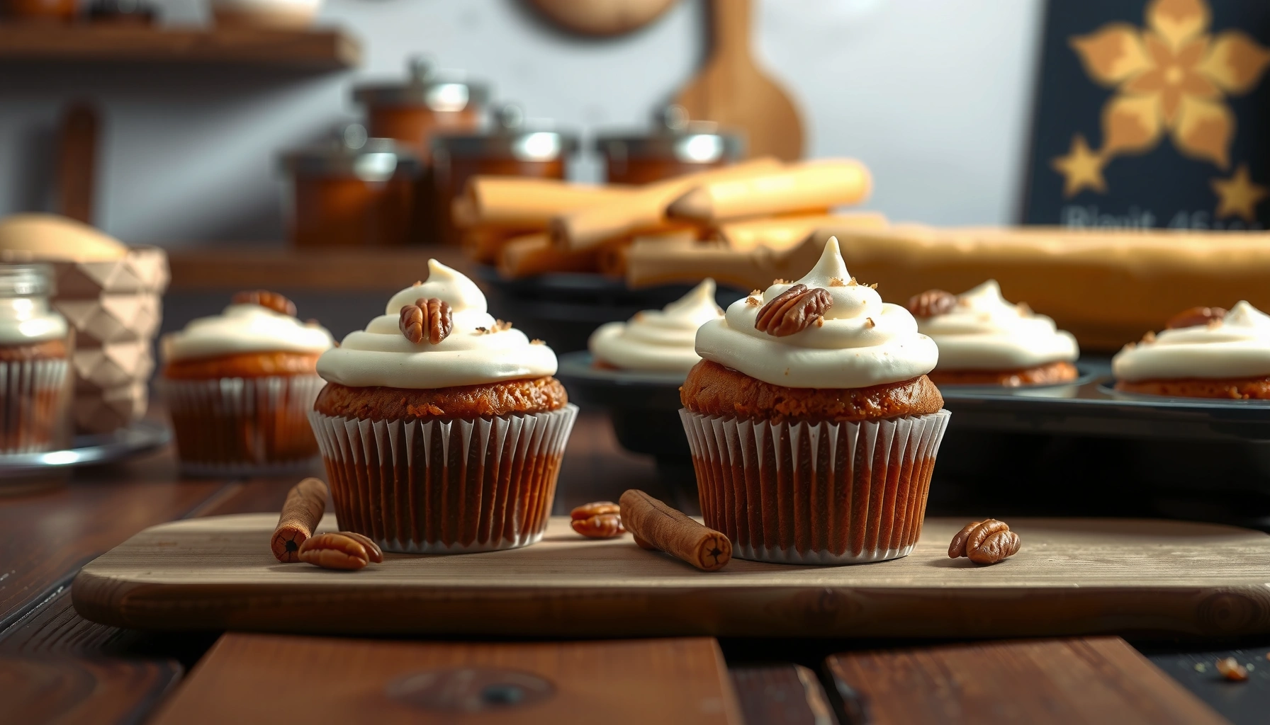 Recipe for Carrot Cake Cupcakes: Moist, Spiced, and Easy