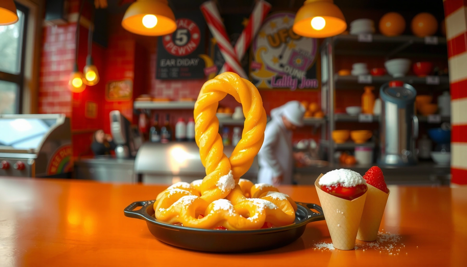 Recipe for Funnel Cake: Crispy Fried Dough in Minutes