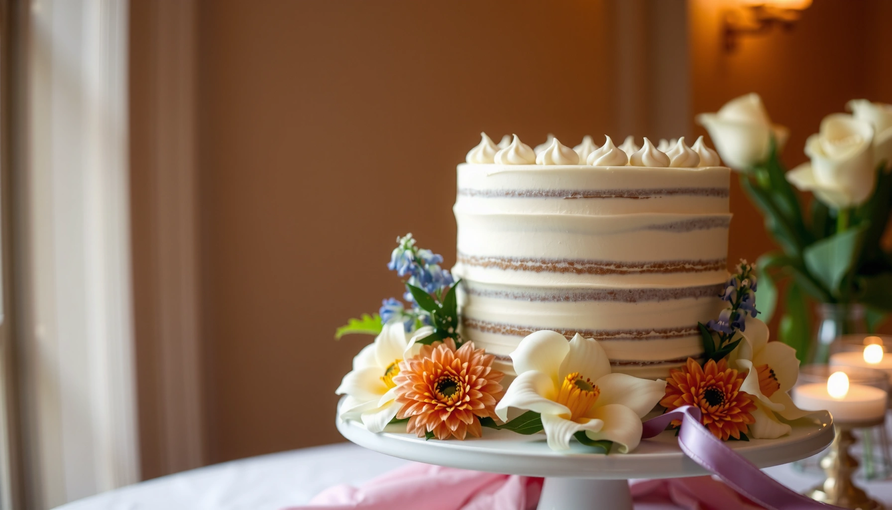 White Wedding Cake Recipe: Classic Vanilla Layers and Frosting