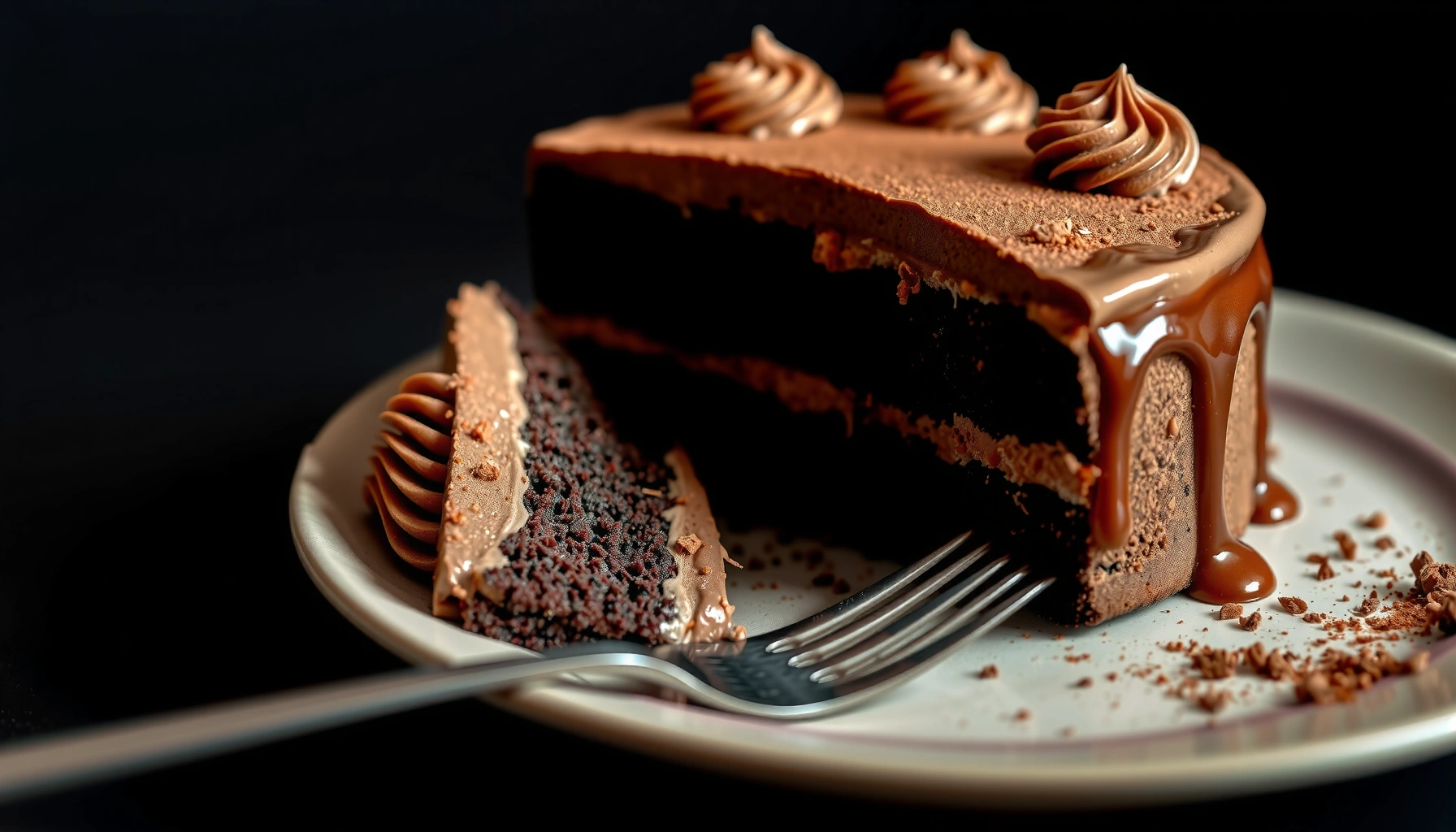 Chocolate Cake with Chocolate Frosting Recipe