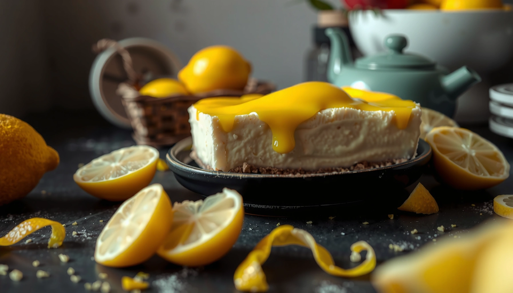 Lemon Cheese Cake Recipe: Creamy, Zesty, and Easy to Make