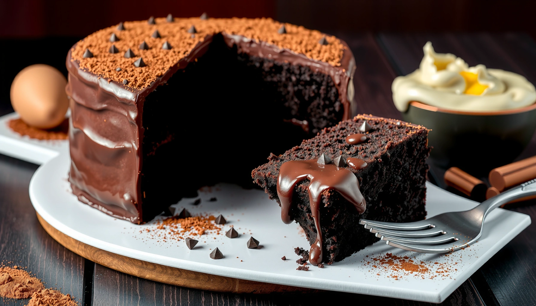 Recipe for Chocolate Cake with Mayonnaise