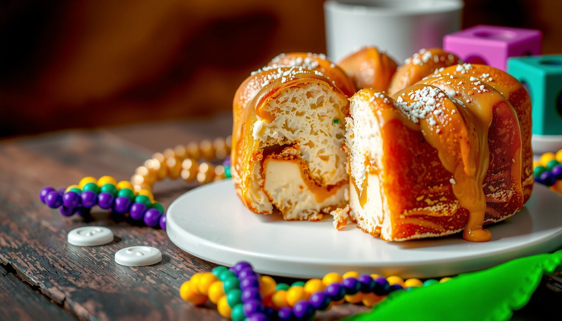 Recipe for King Cake: Classic Mardi Gras Dough and Filling