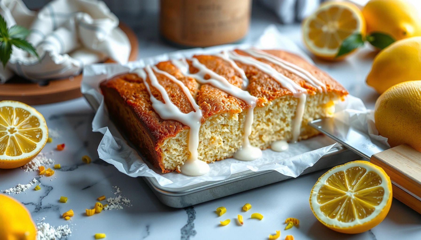 Lemon Sheet Cake Recipe: Easy, Bright, and Moist