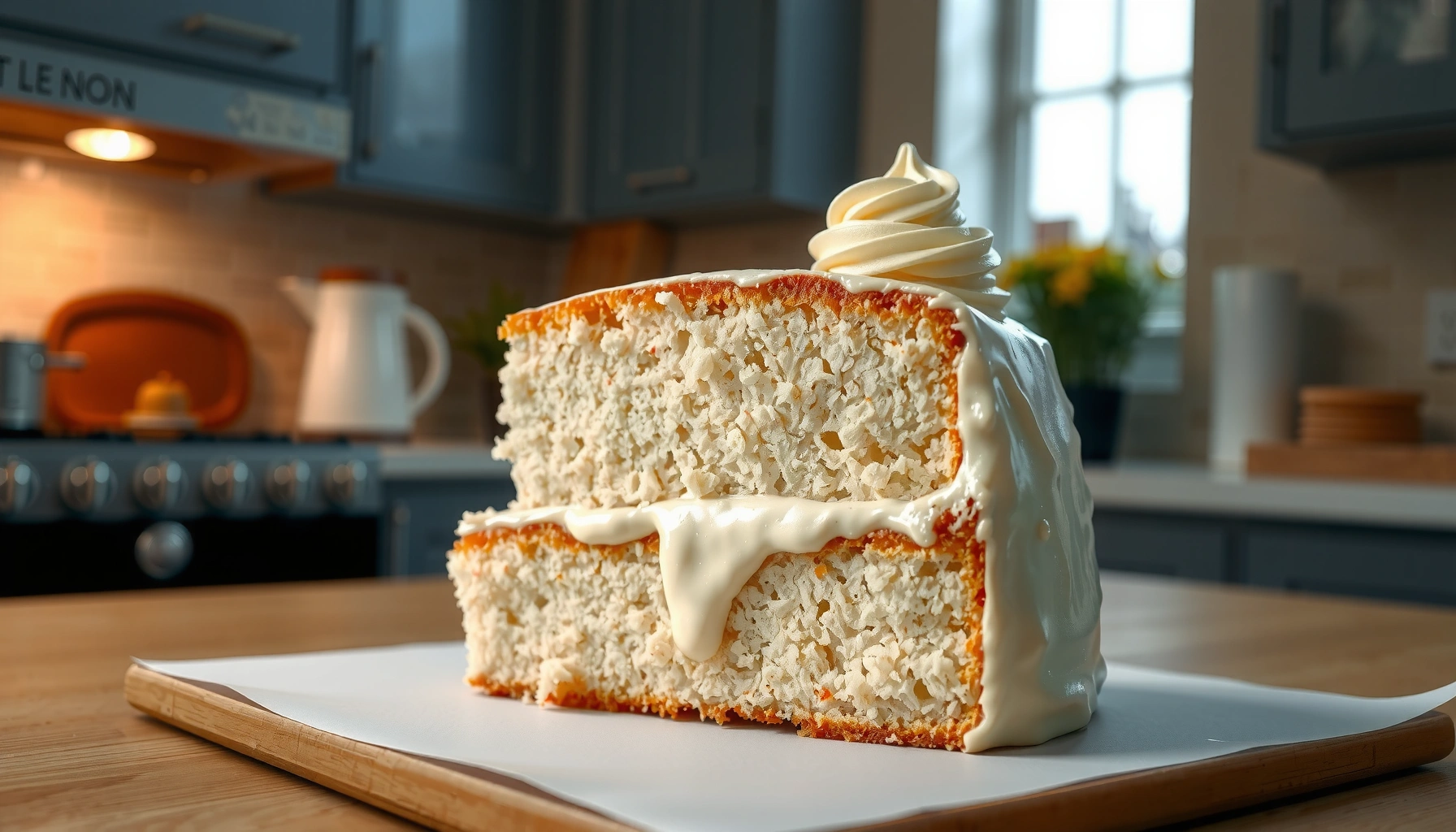 Recipe for a Moist White Cake: Soft, Tender, and Flavorful