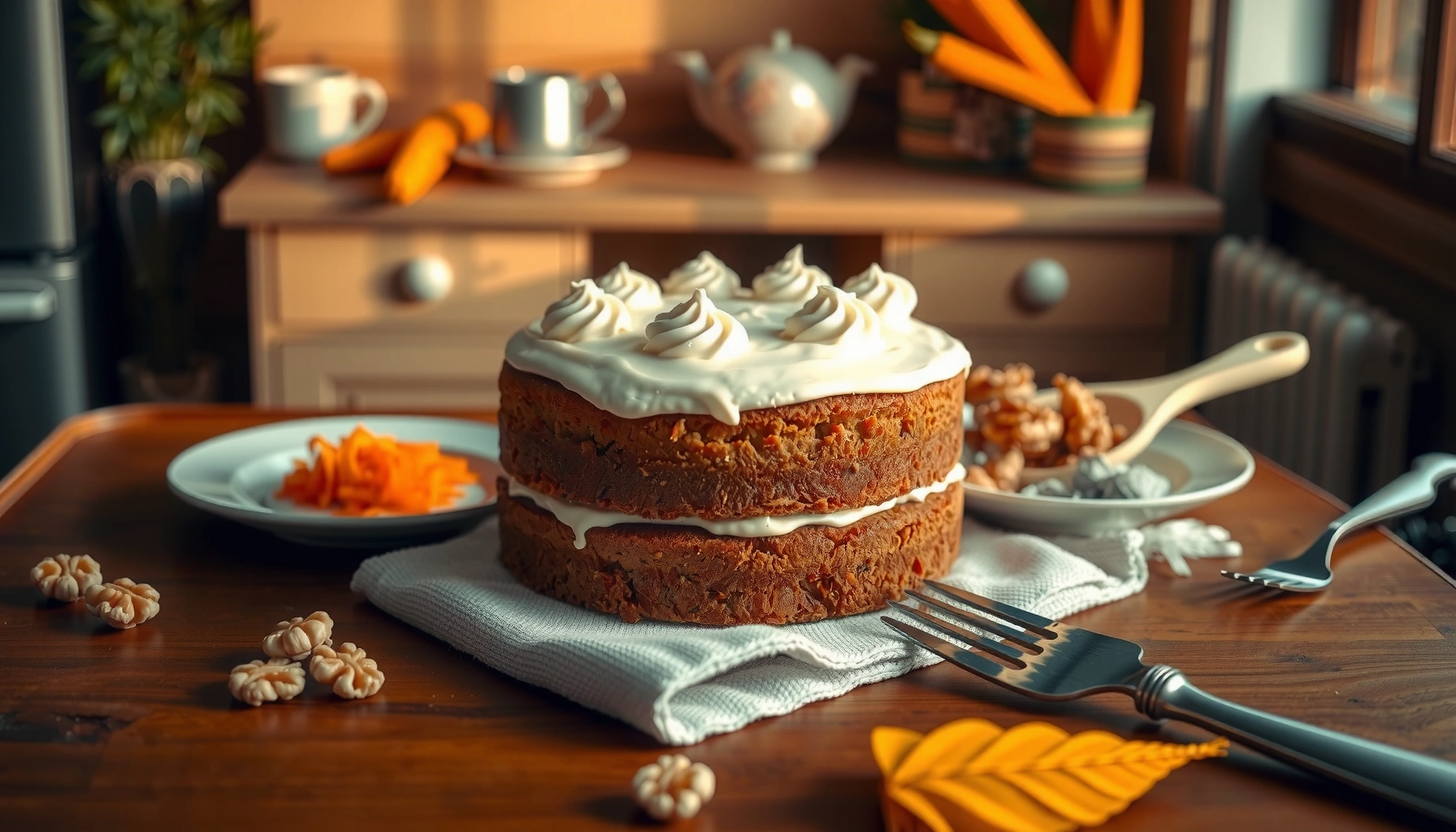 Recipe for Homemade Carrot Cake: Easy, Moist, and Classic