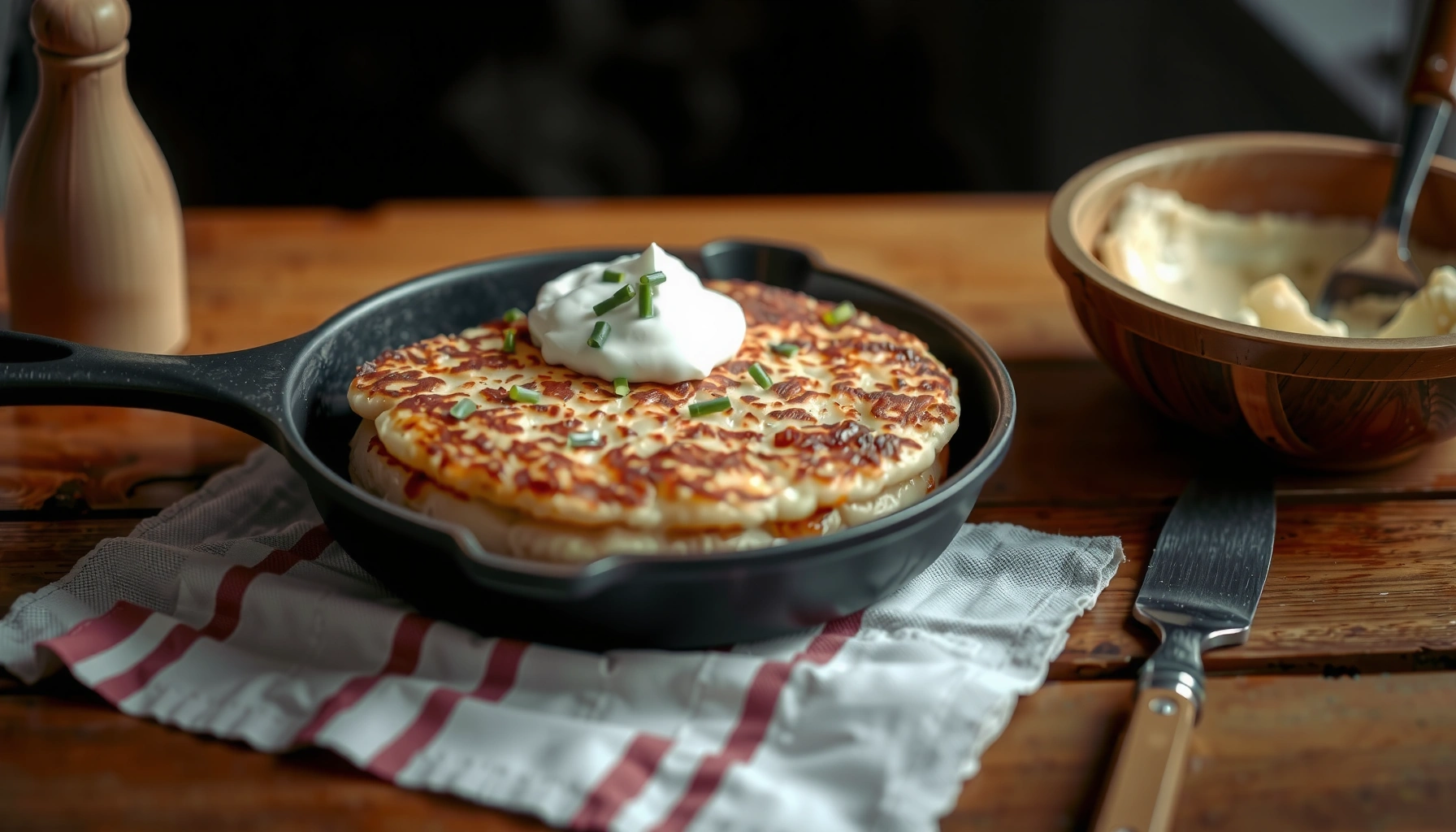 Recipe for Potato Cakes with Mashed Potatoes