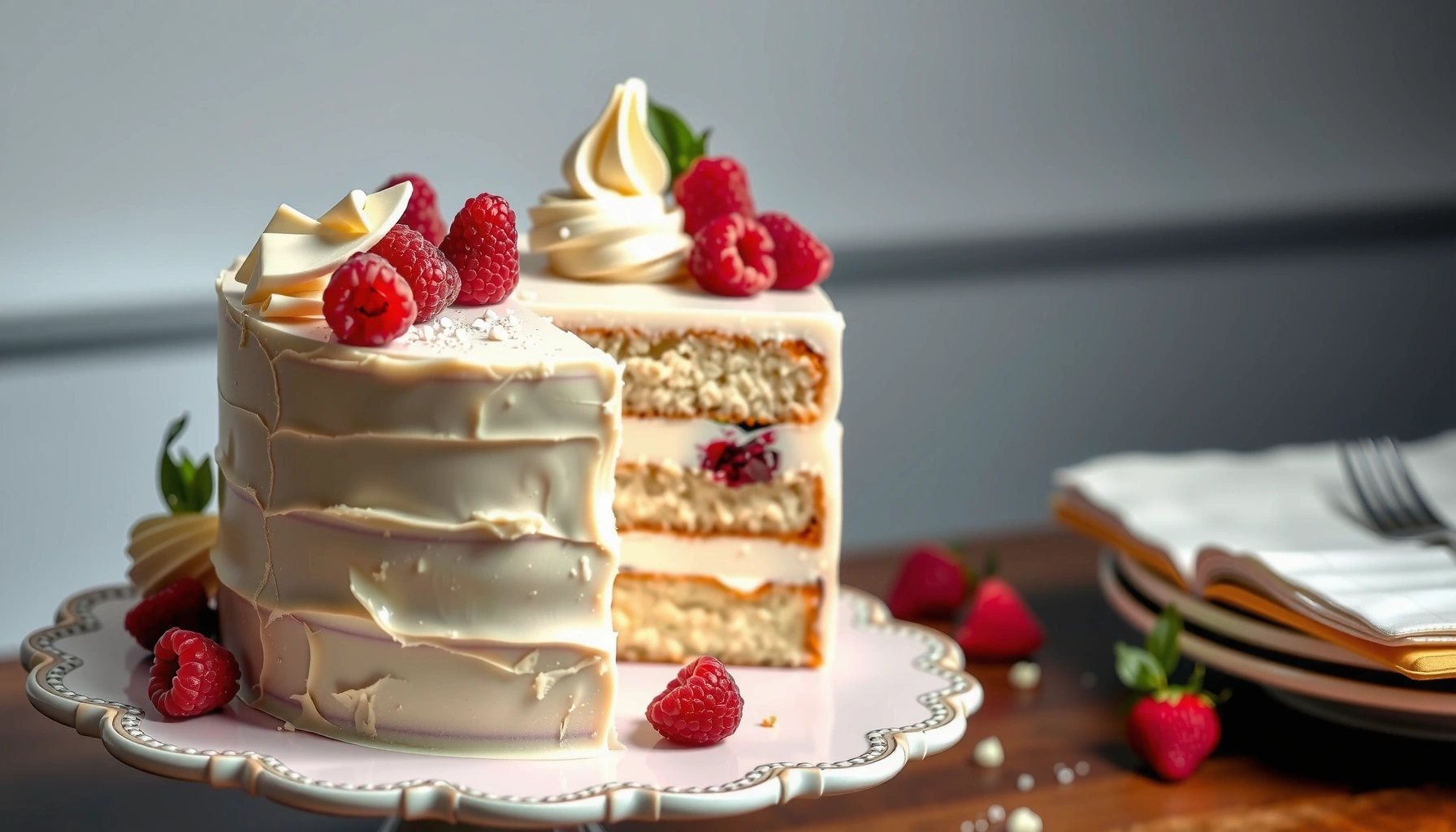 White Chocolate Raspberry Cake Recipe: Moist, Creamy, and Easy