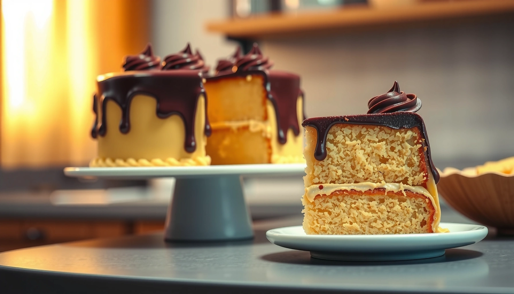 Yellow Cake with Chocolate Frosting Recipe (Easy, Classic)