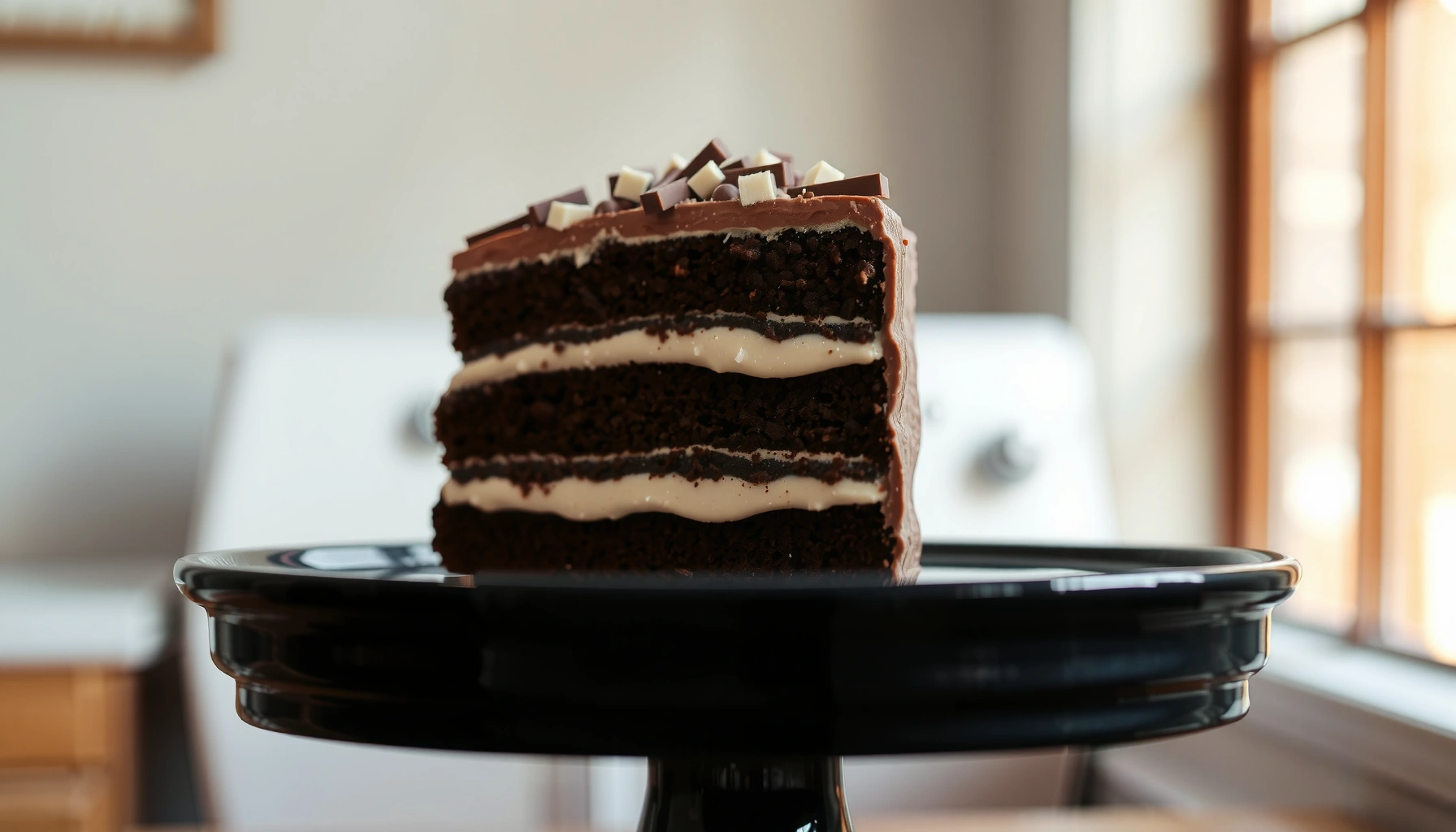 Chocolate and White Chocolate Cake Recipe