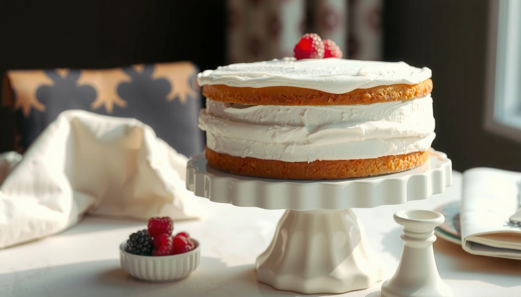 Easy Simple Vanilla Cake Recipe (Light, Fluffy, No-Fuss)