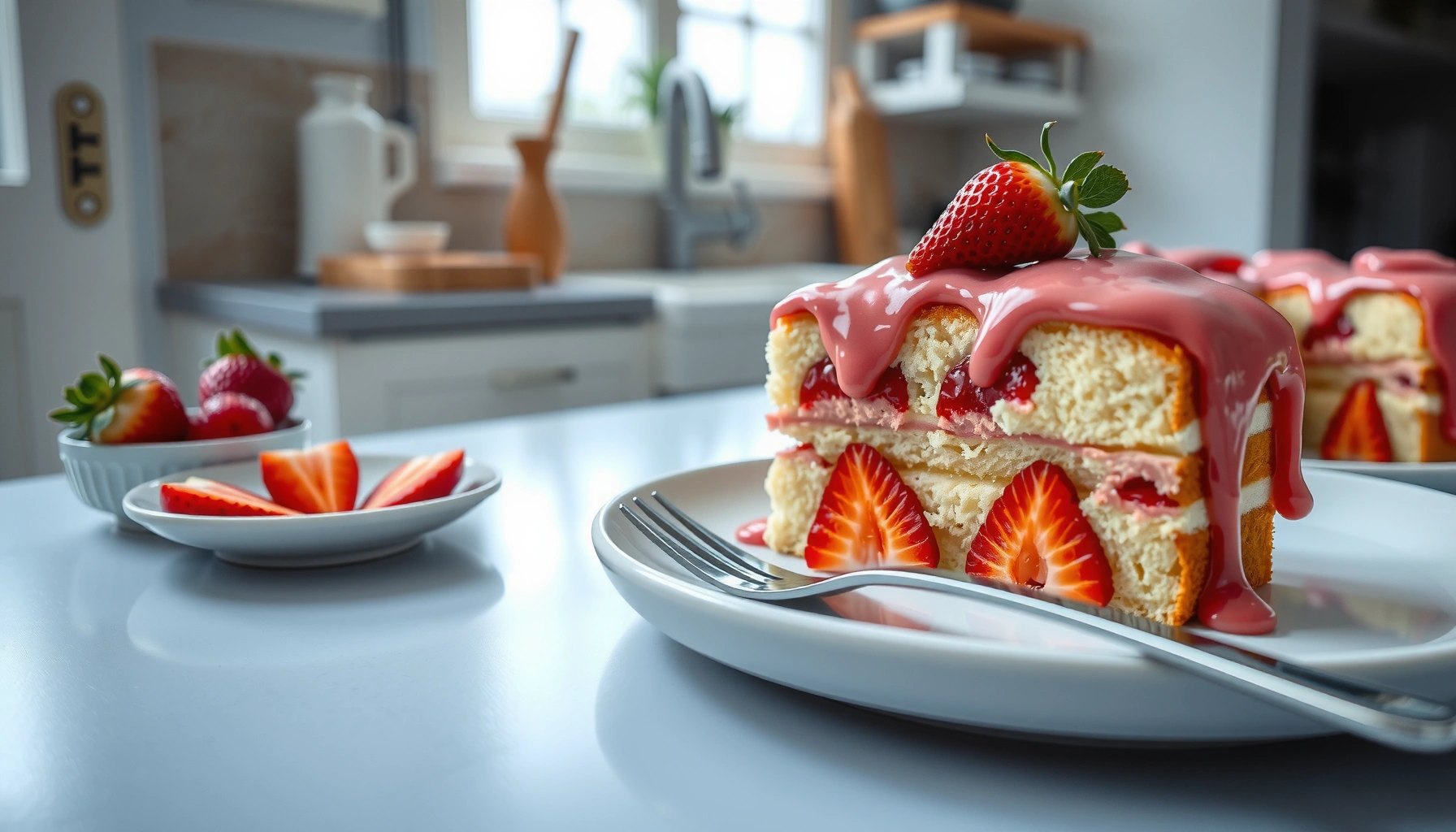 Homemade Strawberry Cake Recipe: Moist, Fresh, and Easy