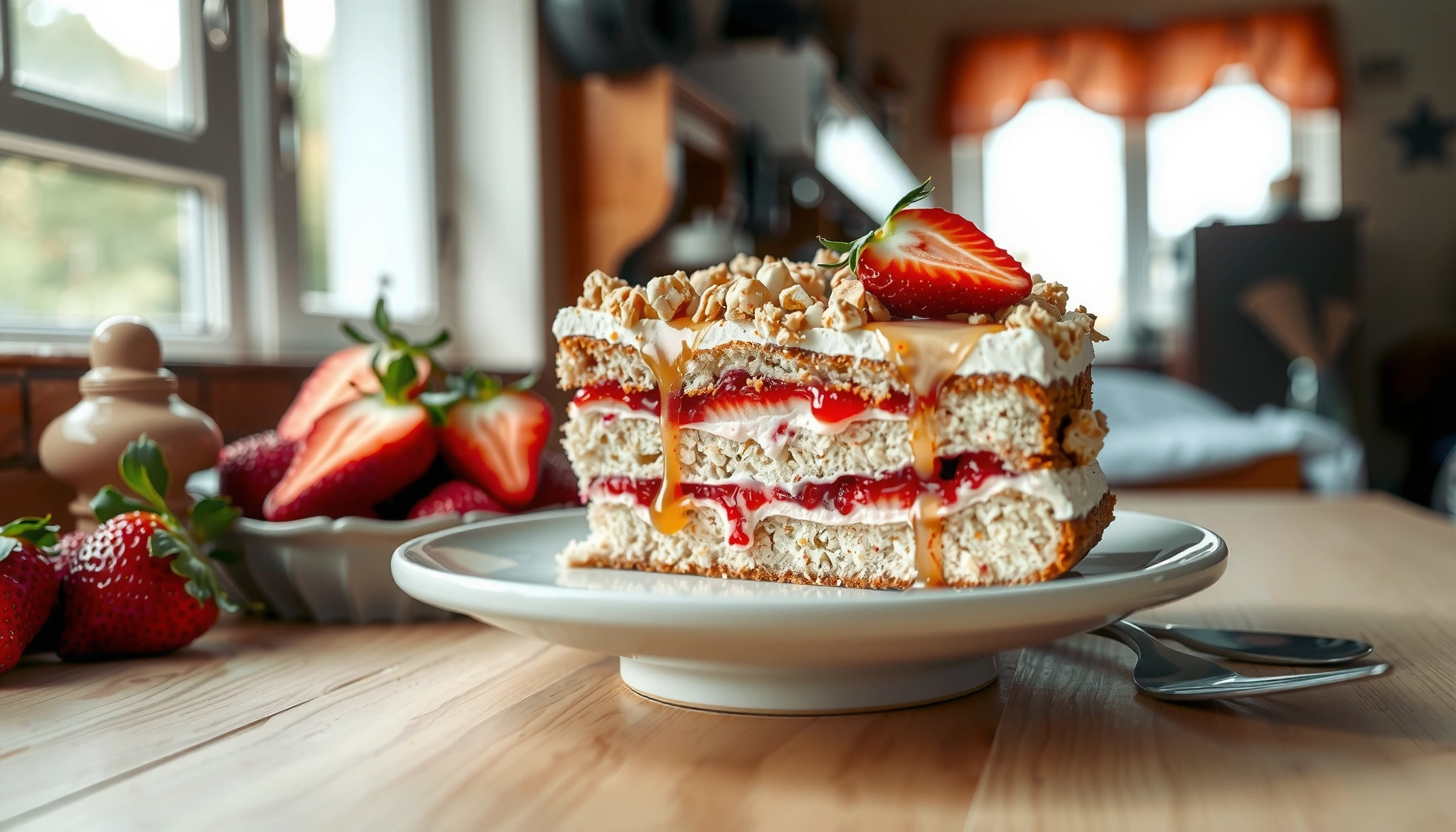 Strawberry Crunch Cake Recipe: Easy, Creamy, and Crunchy