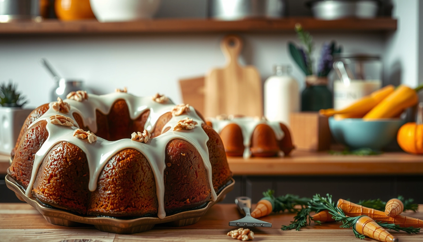 Carrot Bundt Cake Recipe: Moist, Spiced, and Easy to Make