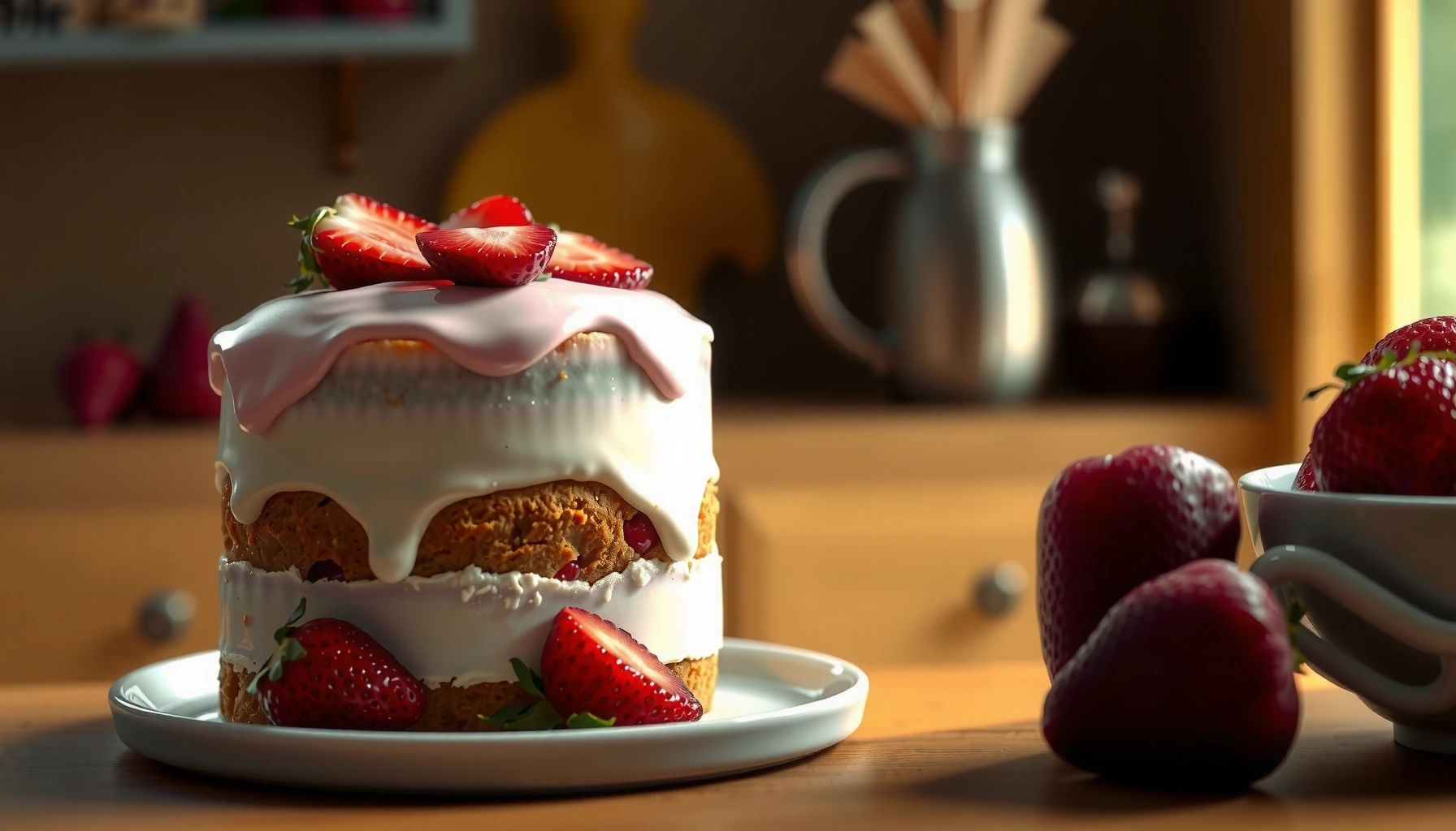 Old Fashioned Strawberry Cake Recipe: Simple, Classic, and Delicious
