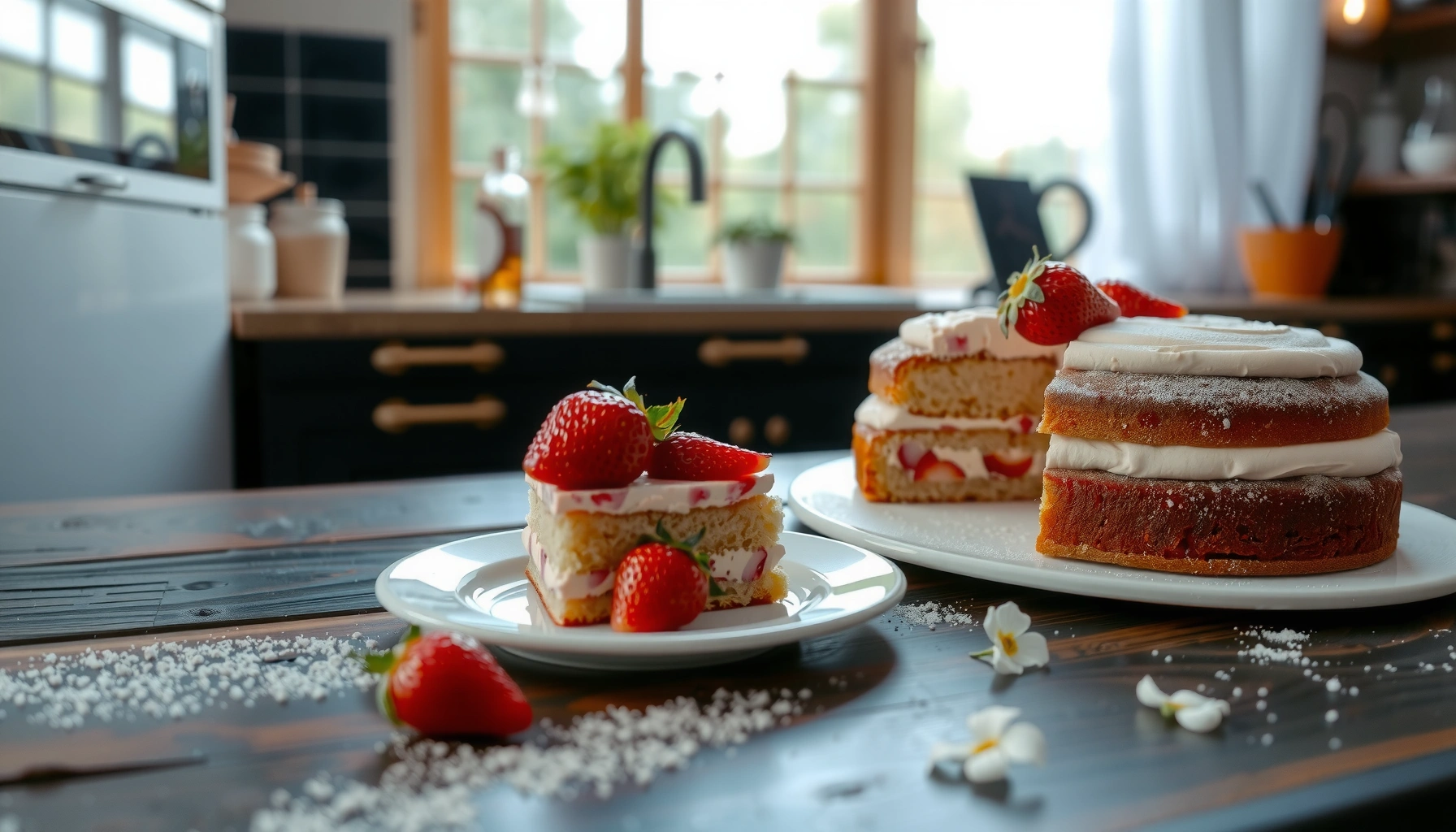 Simple Strawberry Cake Recipe