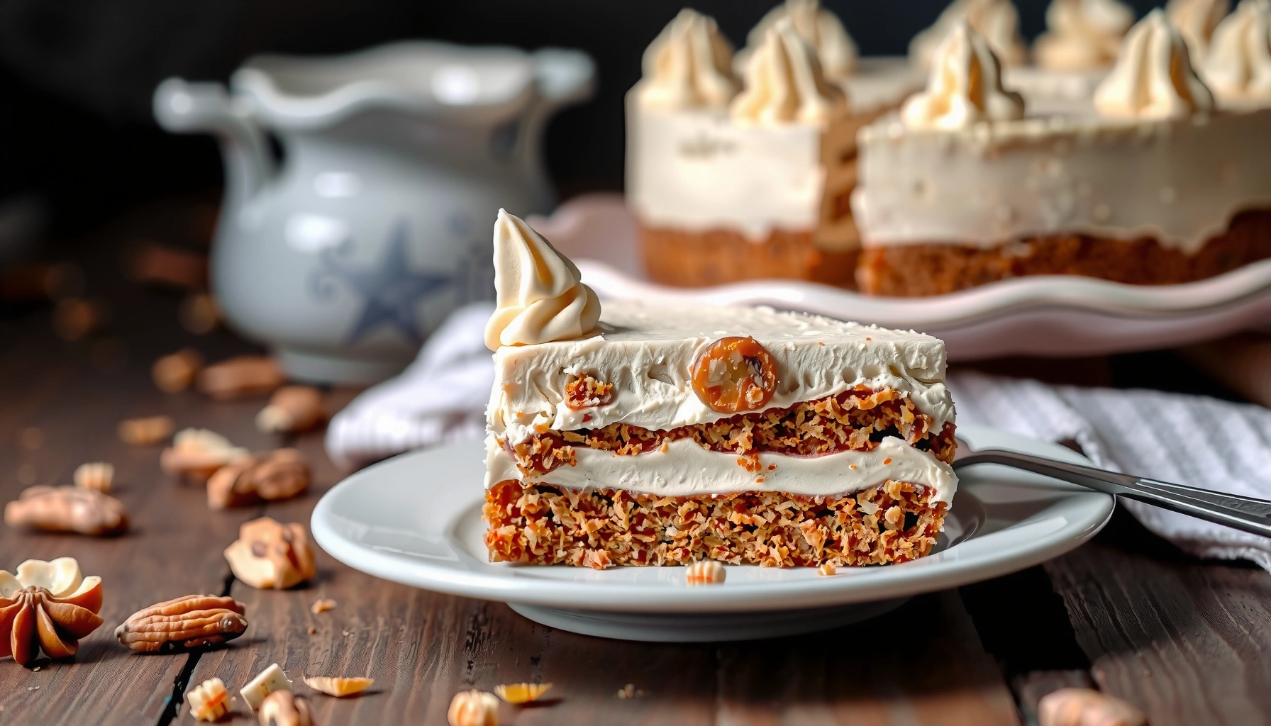Carrot Cake Cheesecake Cake Recipe
