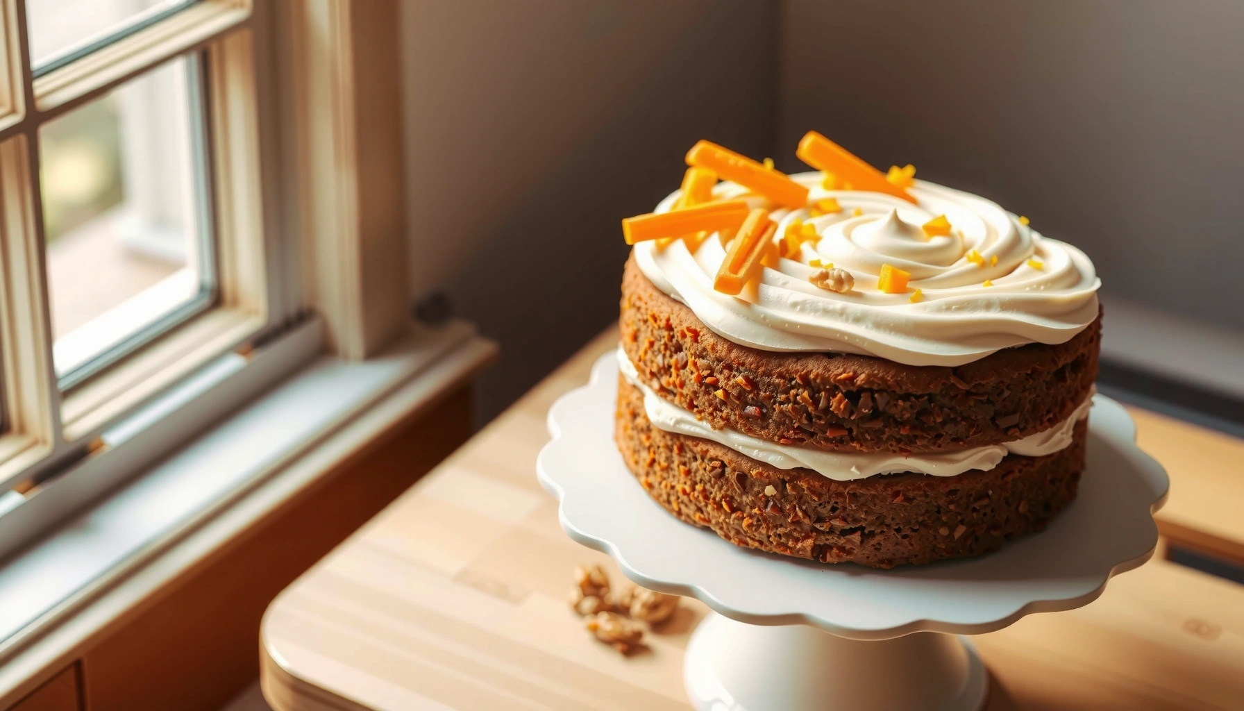 Carrot Cake Recipe with Cream Cheese Frosting