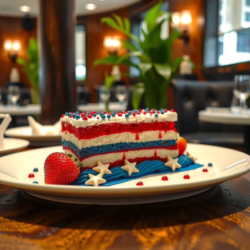 Flag Cake - flag cake recipe