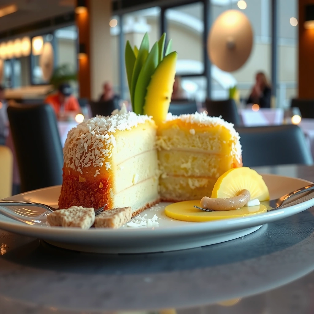 Flavor Texture Tips - coconut pineapple cake recipe